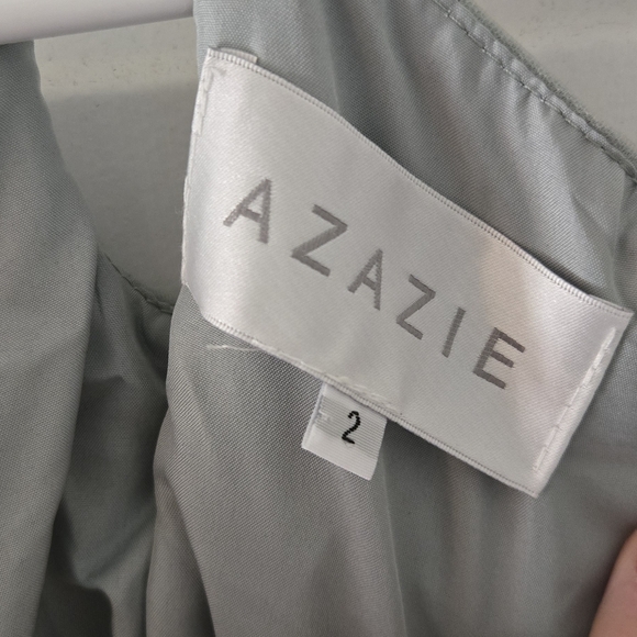 NWT Azazie Dito Flower Girl Dress, Size 2, Sage color - Picture 7 of 12